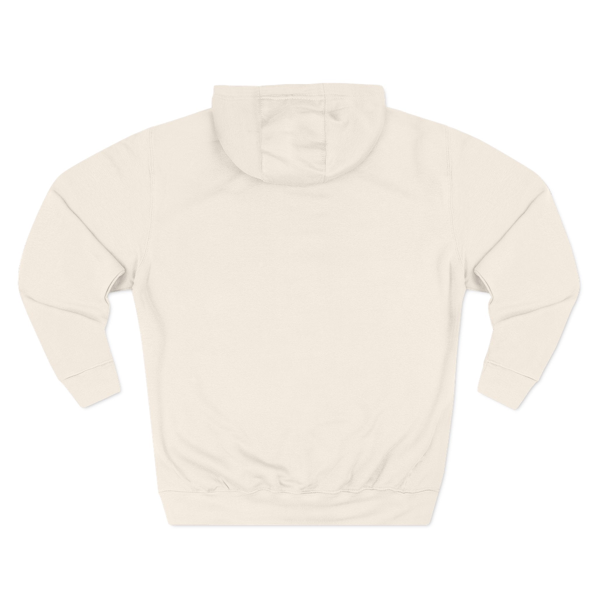 Minimal Gold Banana Hoodie — Neutral Fleece Pullover