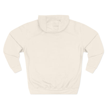 Minimal Gold Banana Hoodie — Neutral Fleece Pullover