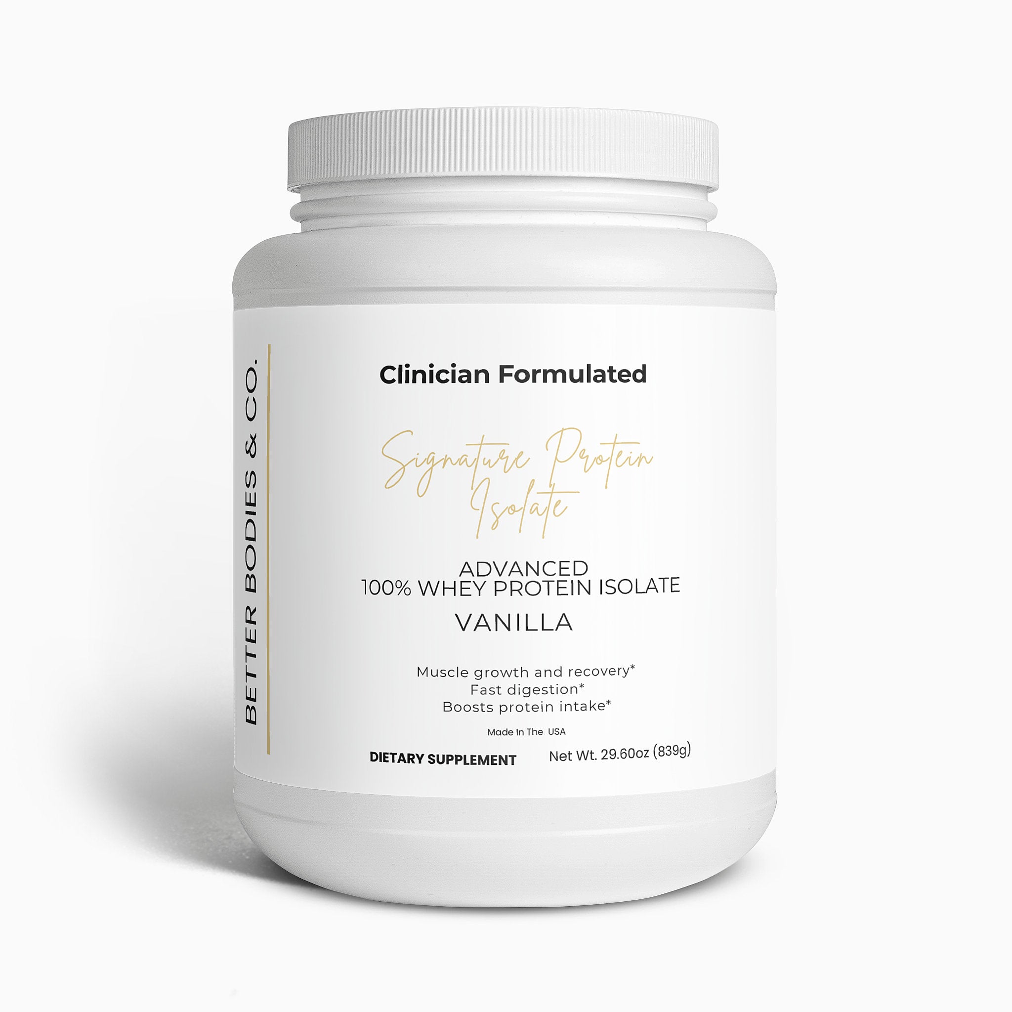 Advanced 100% Whey Protein Isolate (Vanilla)