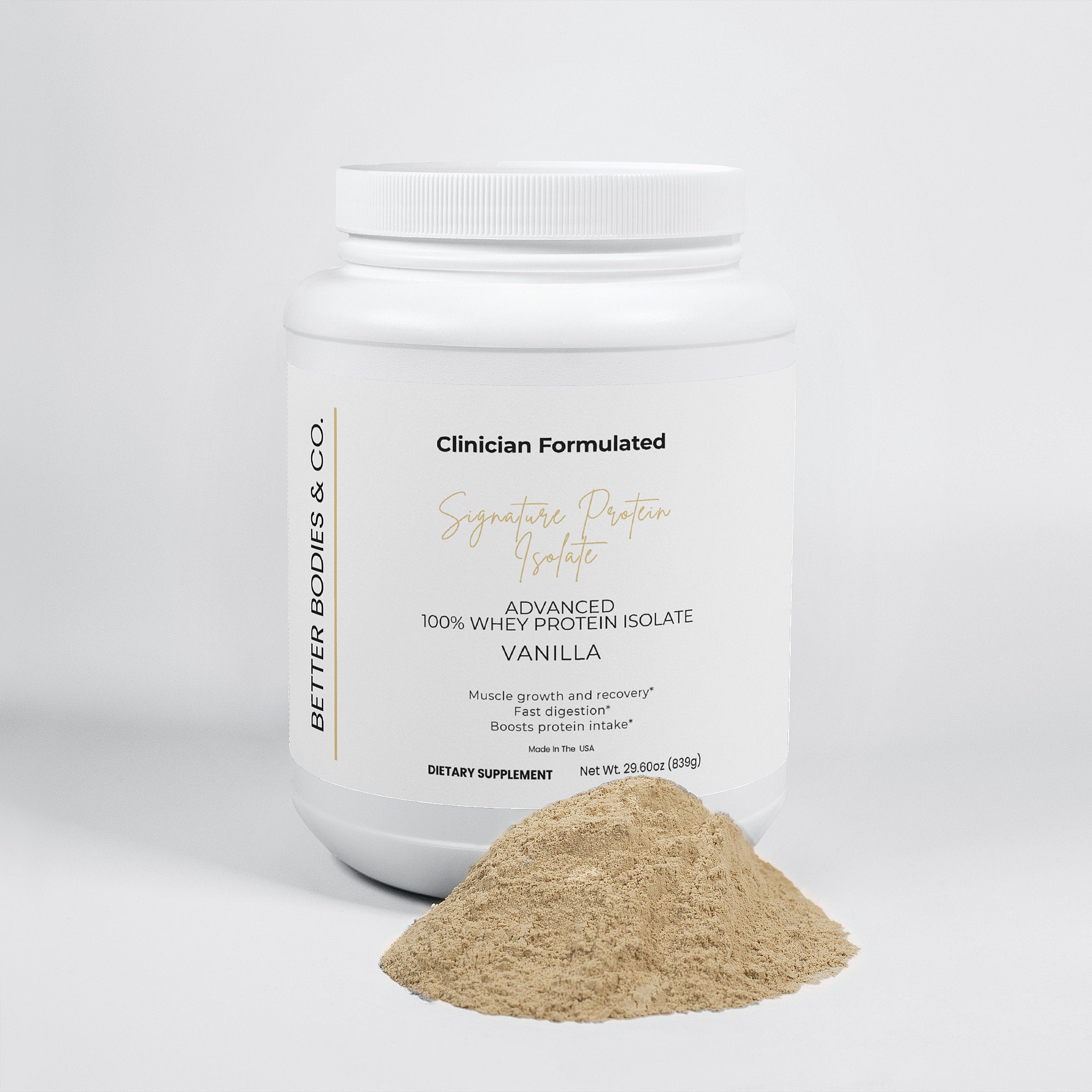 Advanced 100% Whey Protein Isolate (Vanilla)