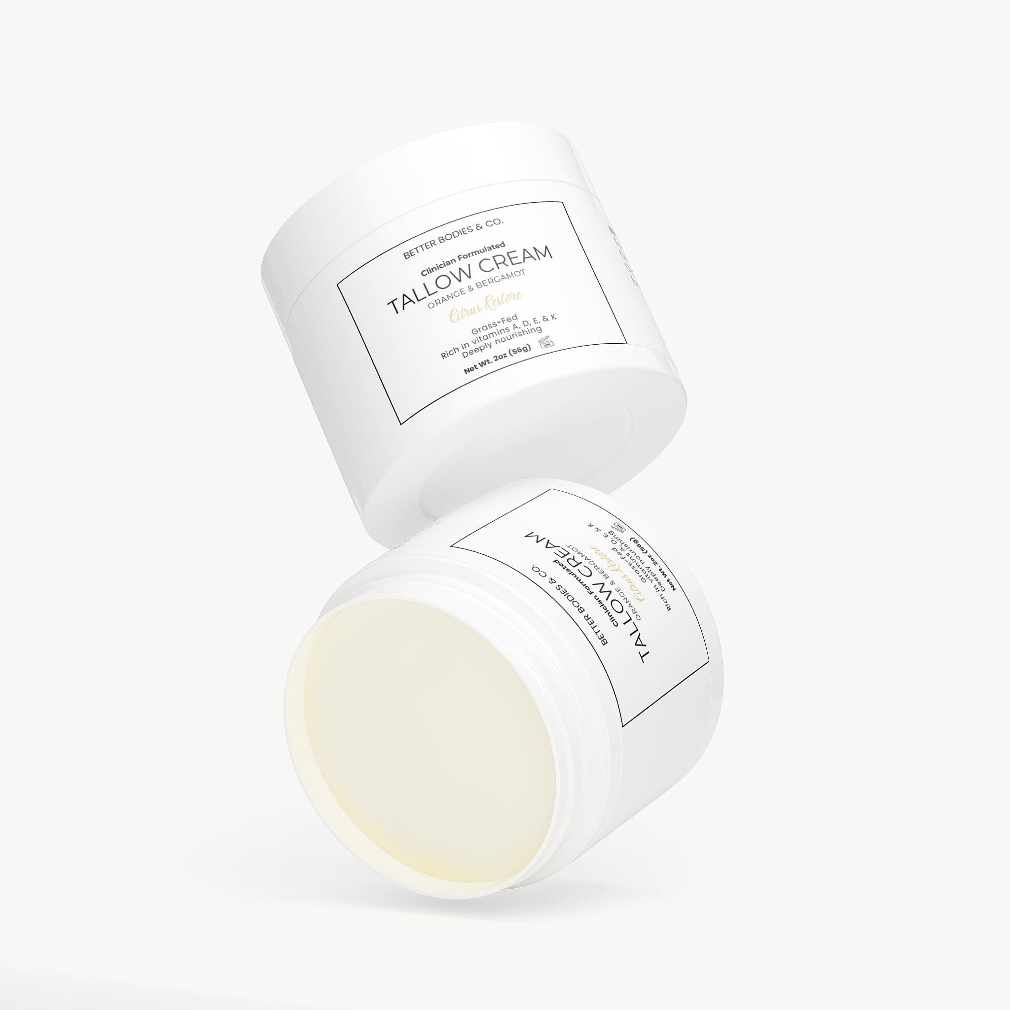 Tallow Cream Orange & Bergamot