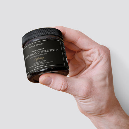 Peppermint Coffee Scrub