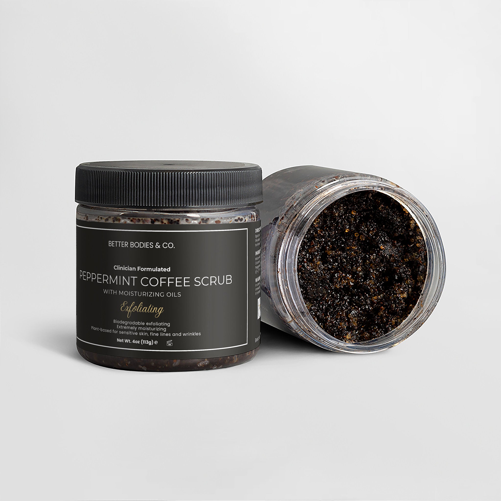 Peppermint Coffee Scrub