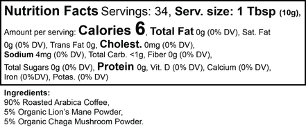 Vitality Mushroom Coffee (Medium Roast)