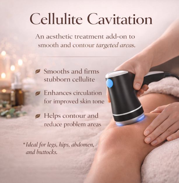 Cellulite Cavitation Therapy  /  Designed to smooth the appearance of cellulite and improve skin texture