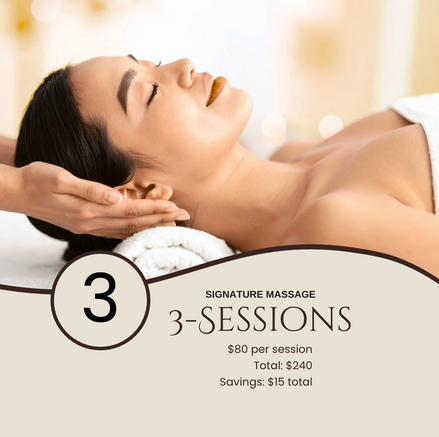 Package of 3 – 60-Minute Appointments (6% Discount)