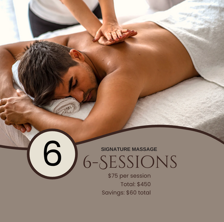 Package of 6 – 60-Minute Appointments (12% Discount)